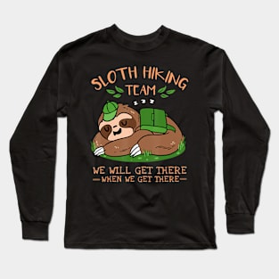 Sloth Hiking Team Long Sleeve T-Shirt